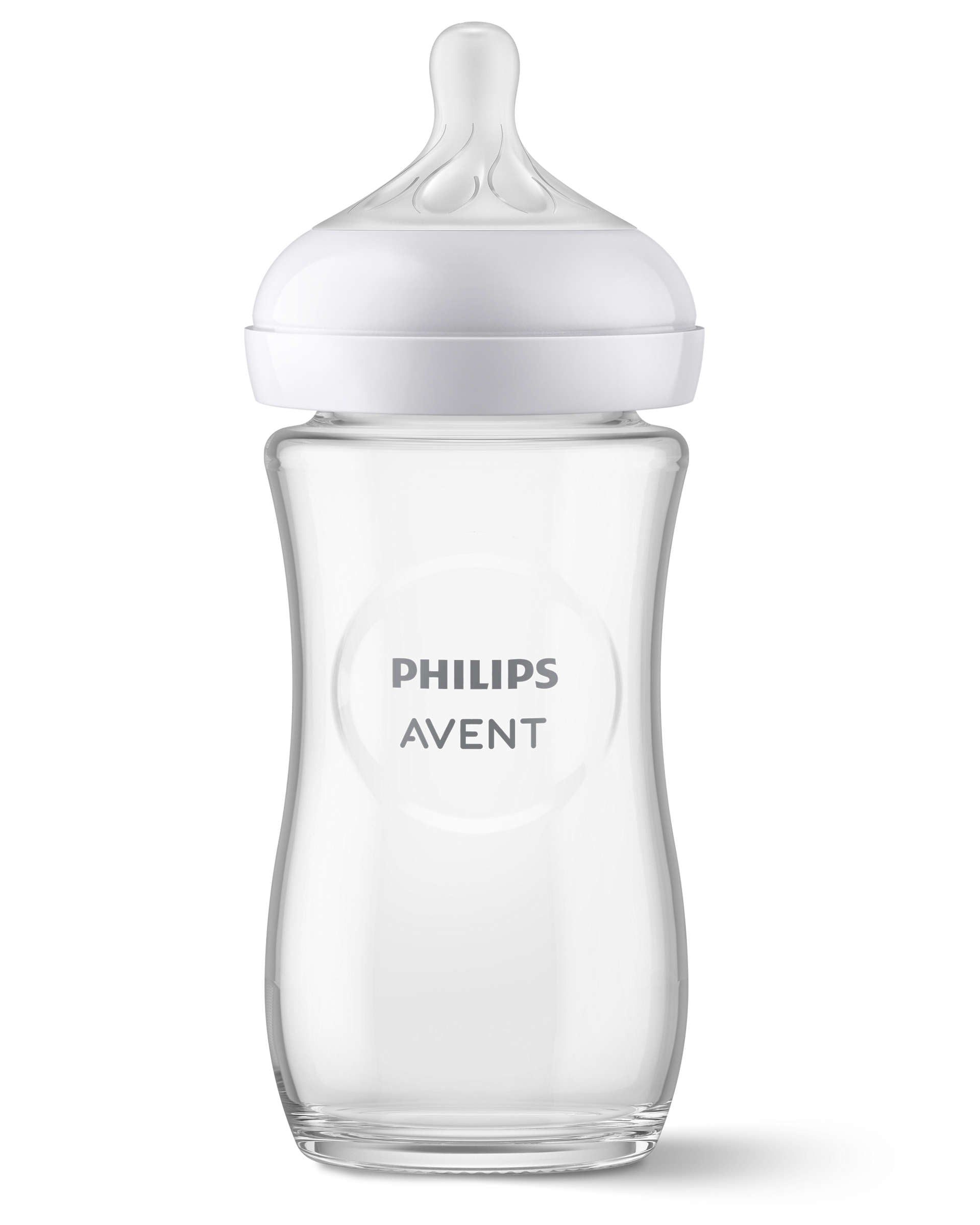 Philips Avent Natural 3.0 Feeding Bottle Glass - 240ml - Laadlee