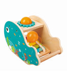 Hape Ocean Theme Wooden Musical Whale Tap Bench with Xylophone