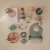 Mushie Silicone Bib Dinosaurs - Laadlee