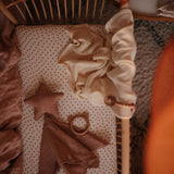 Mushie Crib Sheet Medium Bloom - Laadlee