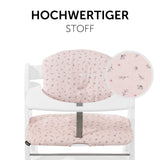 Hauck Highchair Pad Select - Jersey Flowers Rose
