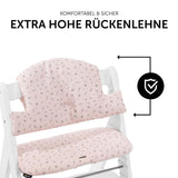 Hauck Highchair Pad Select - Jersey Flowers Rose