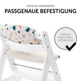 Hauck Highchair Pad Select - Organic Jersey Charcoal