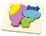 Viga Shape Block Puzzle - Hippo