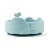 Done By Deer Silicone Stick & Stay Bowl & Baby Spoon Wally - Blue