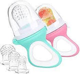 Babyjem Silicone Fruit & Vegetable Feeder - Pink - Laadlee