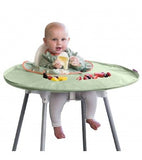 Tidy Tot Bib & Tray Set + Bag - Sage Green