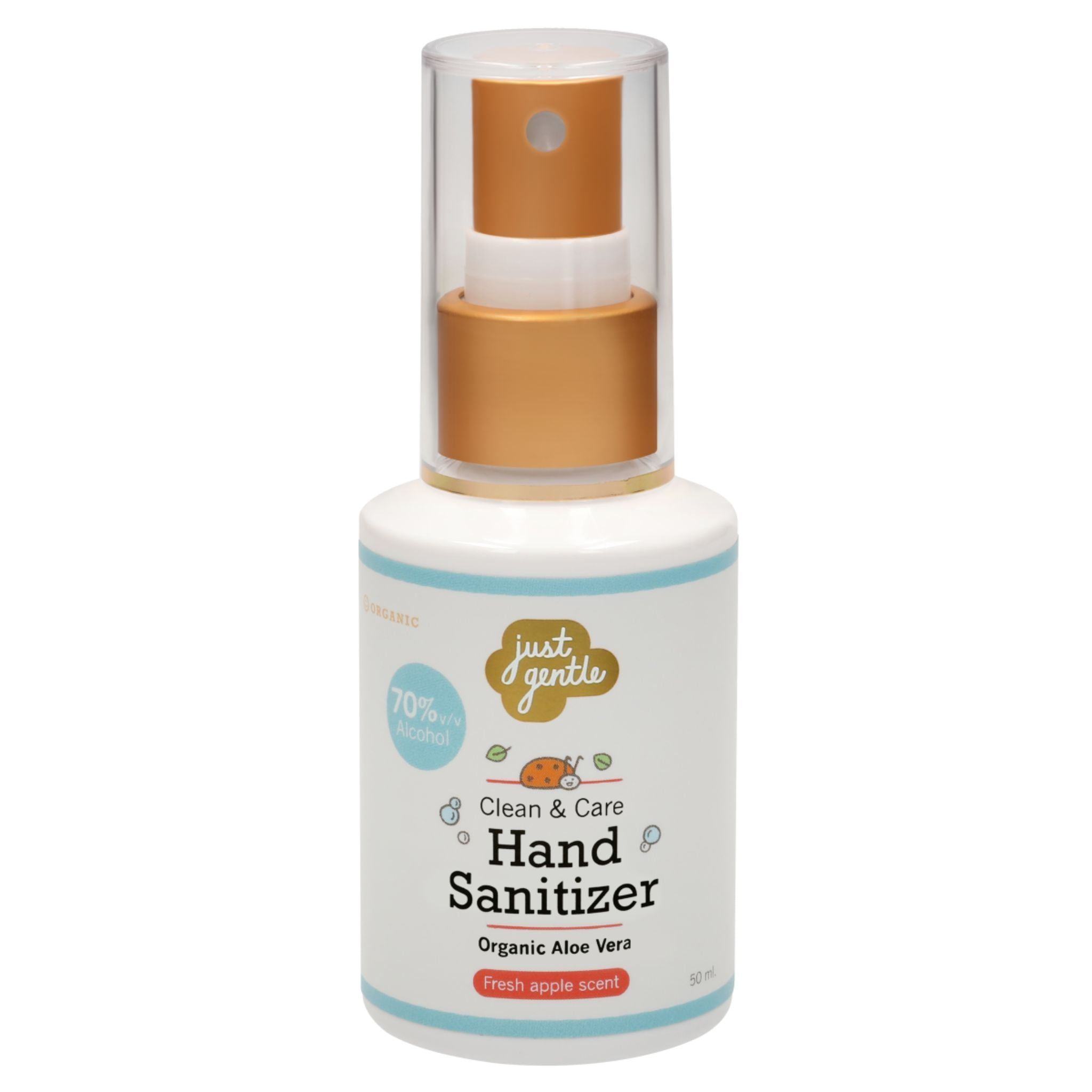 Just Gentle Hand Sanitiser Spray - 50ml - Laadlee