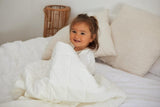 Anvi Baby Organic Bamboo Baby & Toddler Blanket - White