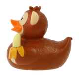 Lilalu Bath Toy Monkey Rubber Duck-Brown