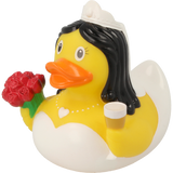Lilalu Bath Toy Bride Duck - White