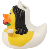 Lilalu Bath Toy Bride Duck - White