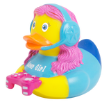 Lilalu Gamer Girl Rubber Duck