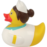 Lilalu Bath Toy Nurse Duck - White