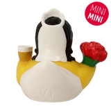 Lilalu Bath Toy Mini Bride Rubber Duck - White