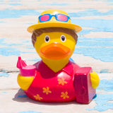 Lilalu Bath Toy Holiday Male Duck - Red