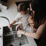 Mushie Silicone Baby Bottle Brush - Blush