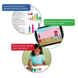 Learning Resources Mathlink Cubes Numberblocks 1-10 Activity Set