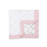 Lulujo Dream Blanket - Bows & Rose Trellis