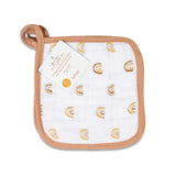 Lulujo Wash Cloths - Rainbows, White & Suns (Pack of 3)