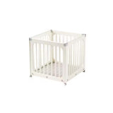 Megastar Baby Portable Playpen with Wheels - White