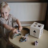 Mushie Stacking Rainbow Hillside - Laadlee