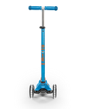 Micro Maxi Deluxe Scooter with LED - Caribbean Blue - Laadlee