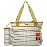 Pierre Cardin Printed Diaper Bag - Cream