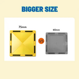 Mideer Magnetic Tiles Warm Colors - 20pcs