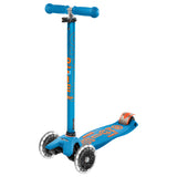 Micro Maxi Deluxe Scooter with LED - Caribbean Blue - Laadlee