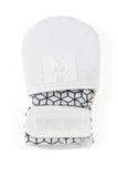 Malarkey Kids Munch Mini Teething Mitten -Black and white Geo