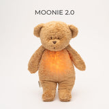 Moonie 2.0 Organic Humming Bear Friend with Lamp - Cappuccino