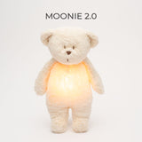 Moonie 2.0 Organic Humming Bear Friend with Lamp - Polar