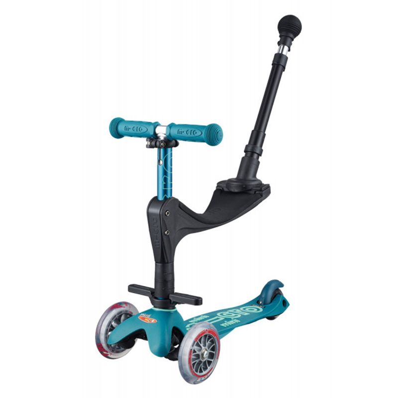 Micro Mini 3-in-1 Deluxe Plus Scooter- Ice Blue - Laadlee