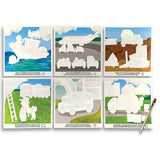 Ooly Water Amaze Water Reveal Boards - Helpful Vehicles