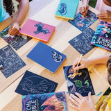 Ooly Scratch & Scribble Art Kit - Fantastic Dragons