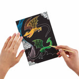 Ooly Scratch & Scribble Art Kit - Fantastic Dragons