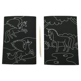 Ooly Scratch & Scribble Art Kit: Magical Unicorns