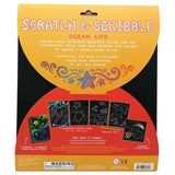 Ooly Scratch & Scribble Art Kit: Ocean Life