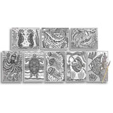 Ooly Hidden Colors Magic Paint Sheets - Magic Ocean