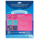 Ooly Scratch And Shine Foil Scratch Art Kit - Celestial Skies
