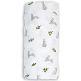 Lulujo Muslin Large Swaddle - Bunnies
