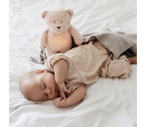 Moonie 2.0 Organic Humming Bear Friend with Lamp - Sand