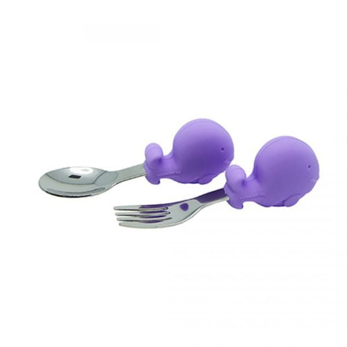 Marcus & Marcus - Palm Grasp Spoon & Fork Set - Willo - Laadlee