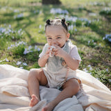 Mushie Pacifier Clips Ari Blush - Laadlee