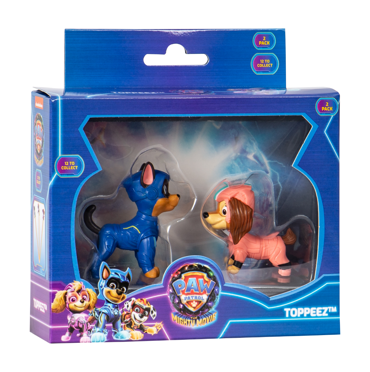 Paw Patrol: The Mighty Movie Pencil Toppers - Pack of 2 (Assorted) - Laadlee