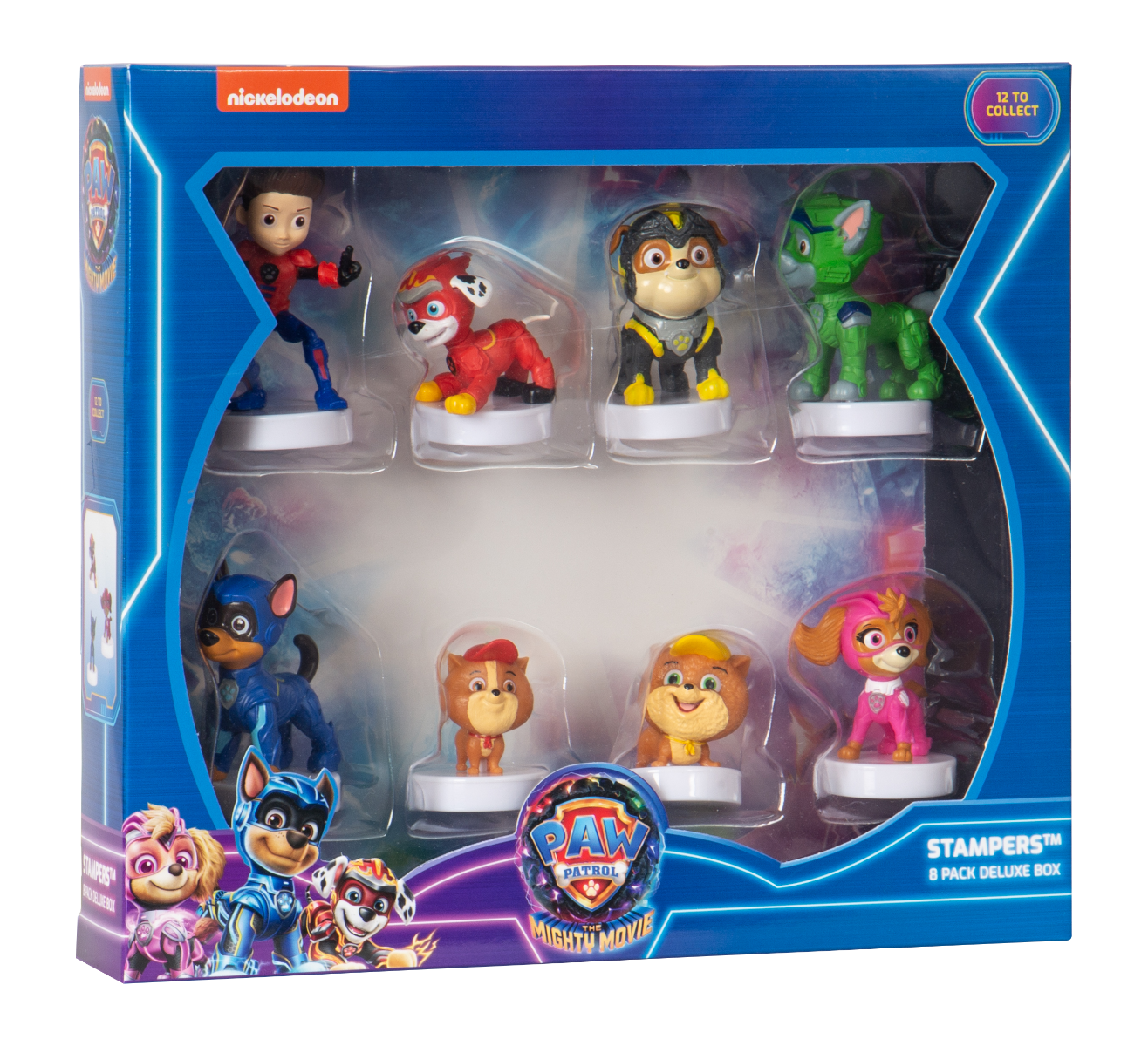 Paw Patrol: The Mighty Movie Stampers Deluxe - Pack Of 8 (Assorted) - Laadlee