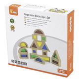 Viga Large Color Blocks Set - 16pcs
