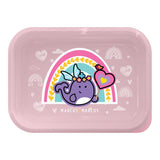 Marcus & Marcus - 2 Tier Stainless Steel Lunch Box - Rainbow - Pink - Laadlee