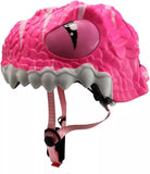 Crazy Safety Bicycle Helmet Dino - Pink - Laadlee